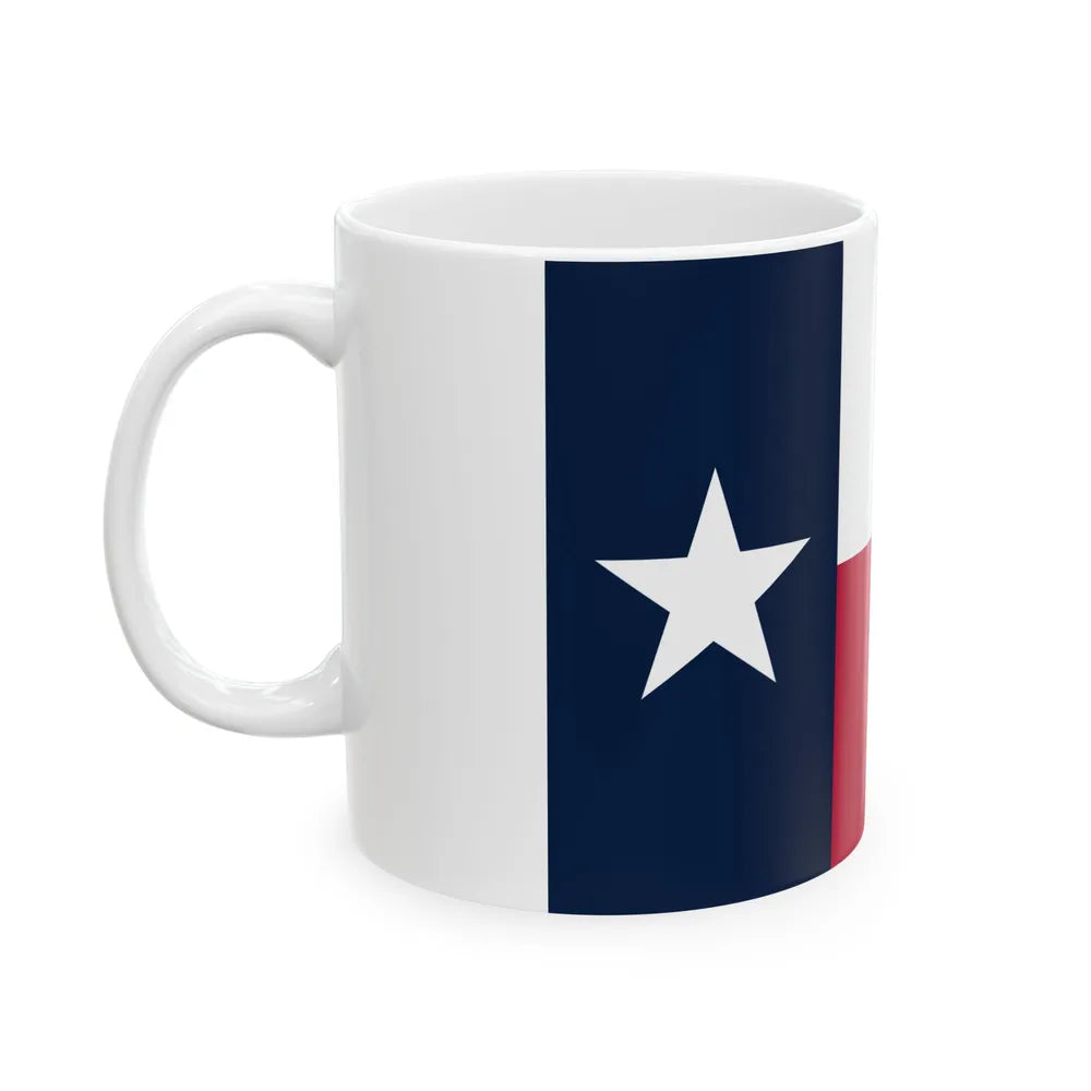 Flag of Texas DoS ECA Color Standard Pantone (United States) White Coffee Mug - Go Mug Yourself