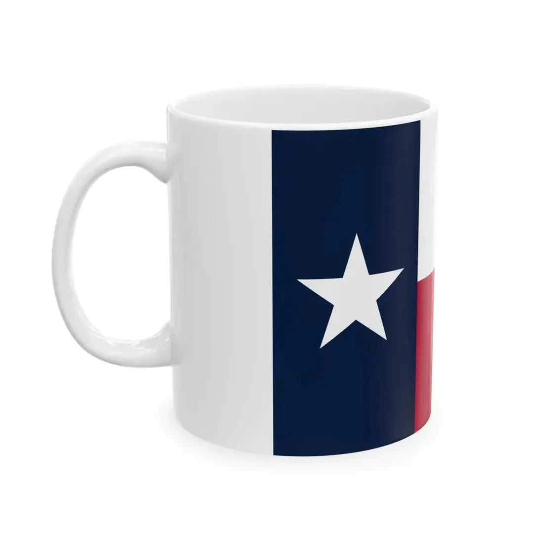 Flag of Texas DoS ECA Color Standard Pantone (United States) White Coffee Mug - Go Mug Yourself