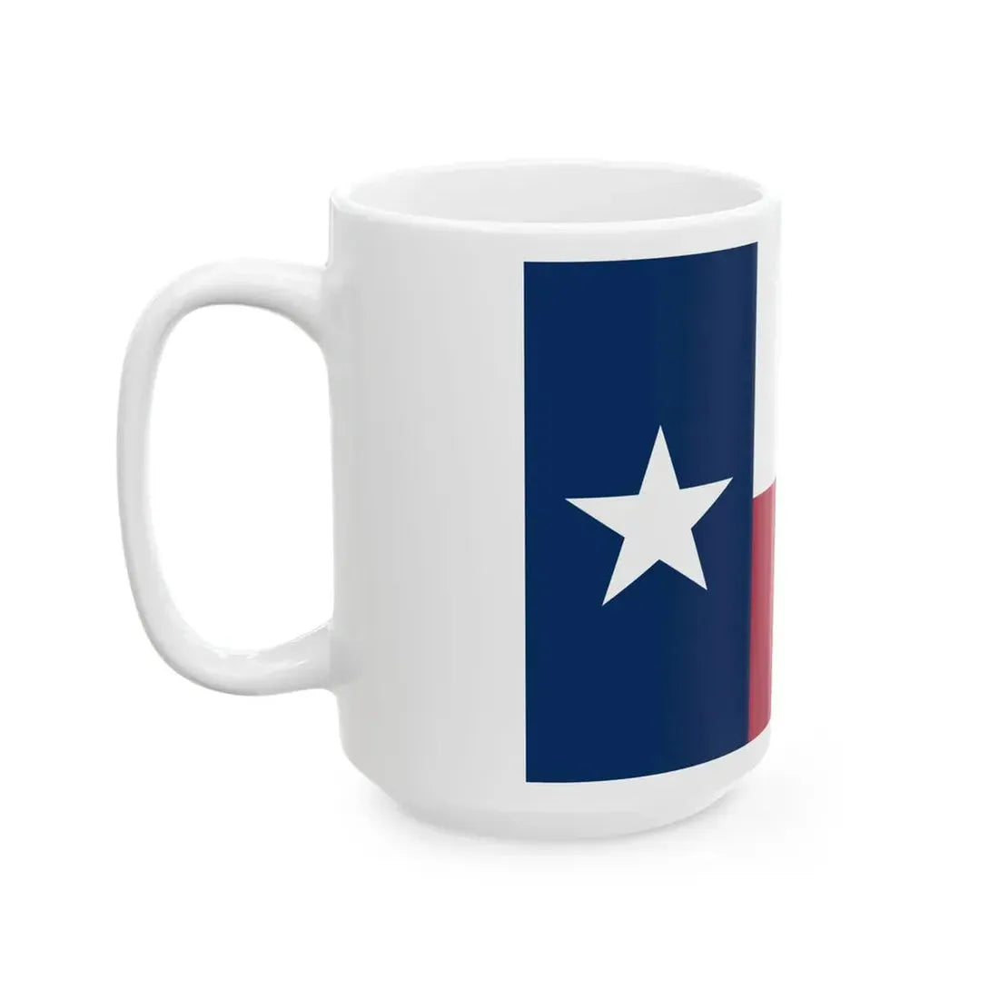 Flag of Texas DoS ECA Color Standard (United States) White Coffee Mug - Go Mug Yourself