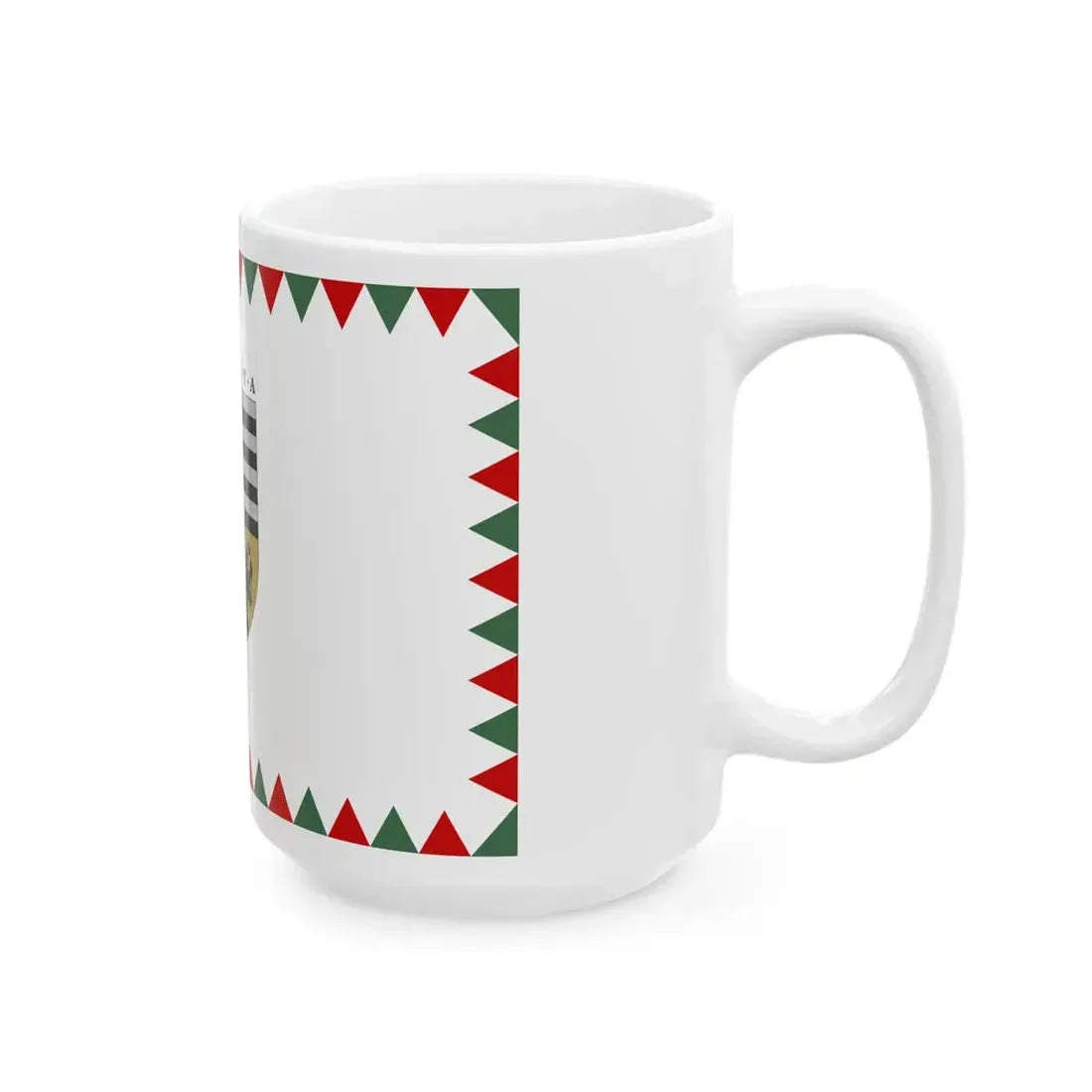 Flag of the 10th District of Budapest ceremonial variant (Hungary) White Coffee Mug - Go Mug Yourself