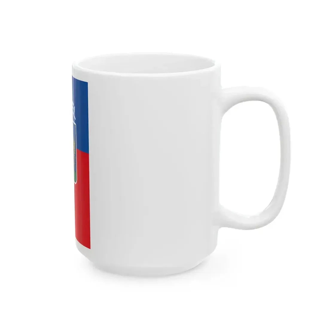 Flag of the 21st District of Budapest 1996-2011 vertical (Hungary) White Coffee Mug - Go Mug Yourself