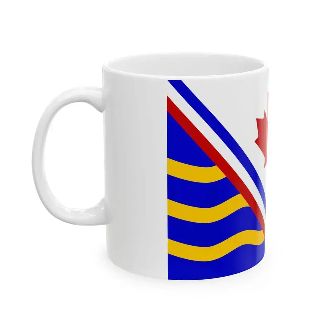 Flag of the 33th NAVA Annual Meeting (Canada) White Coffee Mug - Go Mug Yourself