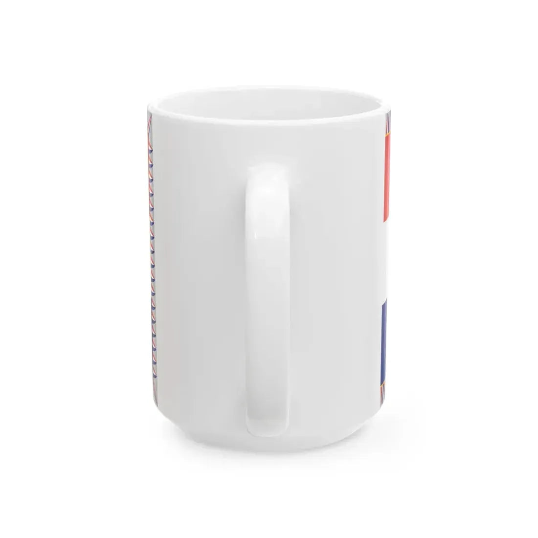 Flag of the 369th Infantry Regiment of the Independent State of Croatia (Croatia) White Coffee Mug - Go Mug Yourself
