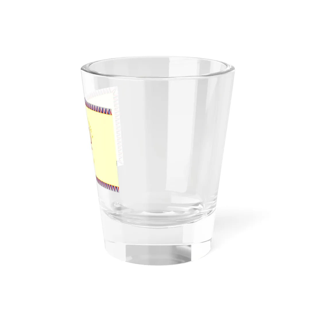 Flag of the 369th Infantry Regiment of the Independent State of Croatia Reverse (Croatia) Shot Glass 1.5oz - Go Mug Yourself