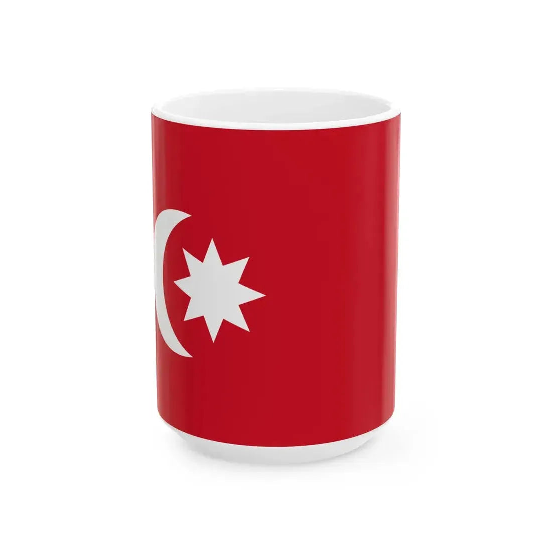 Flag of the Aceh Sultanate (Indonesia) White Coffee Mug 15oz - Go Mug Yourself