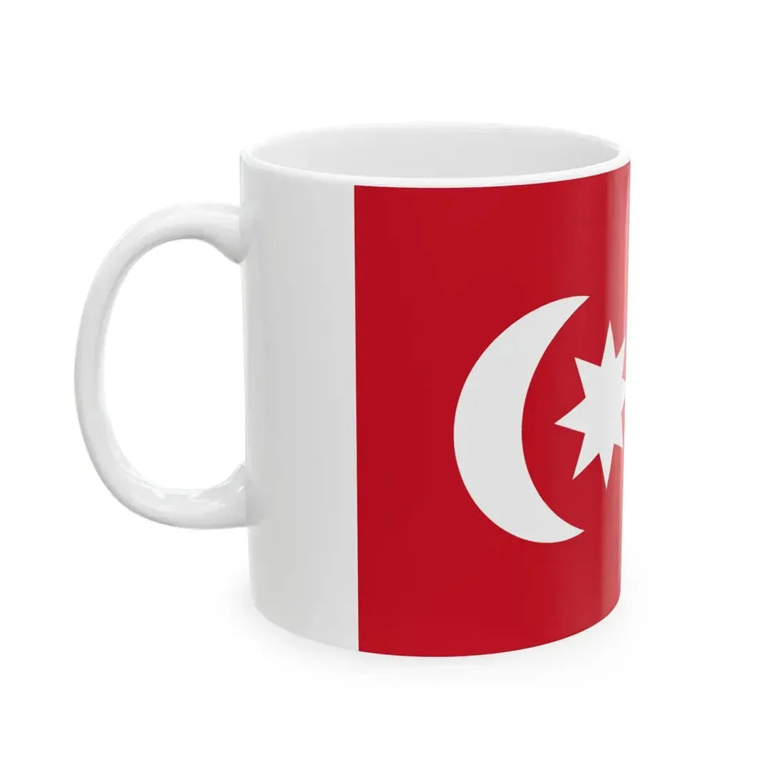 Flag of the Aceh Sultanate (Indonesia) White Coffee Mug - Go Mug Yourself