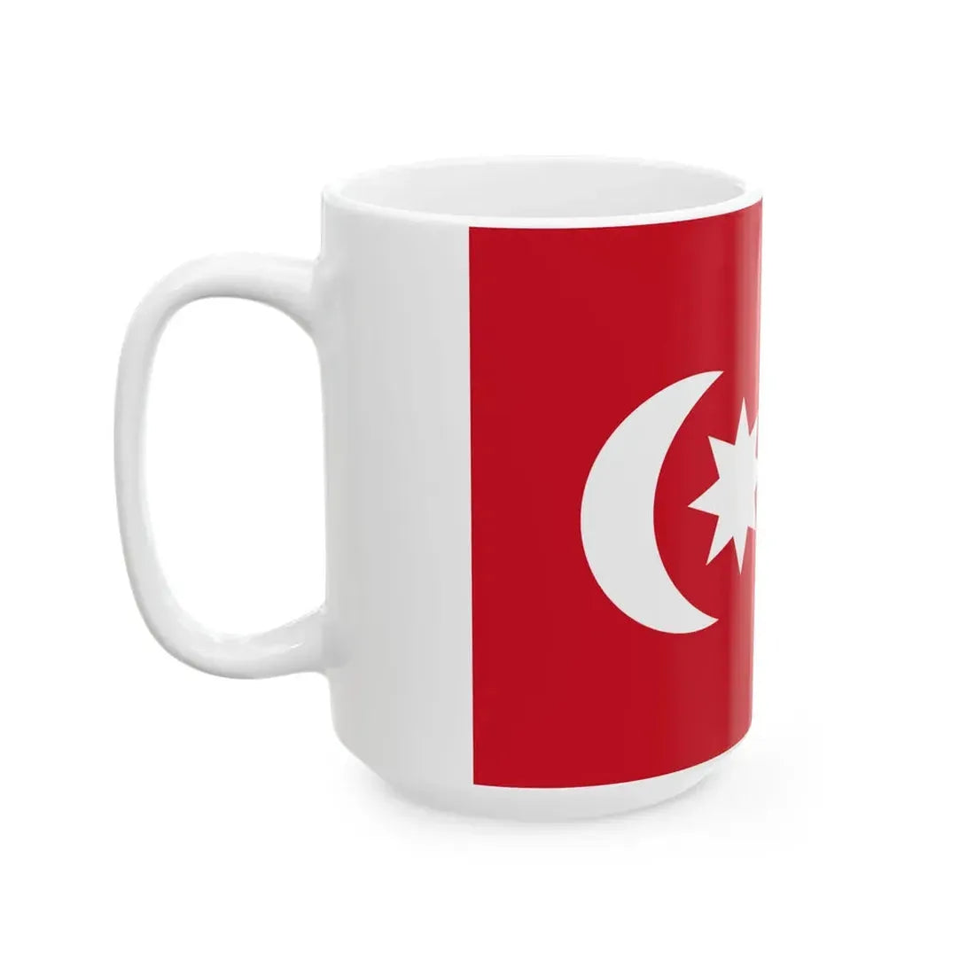 Flag of the Aceh Sultanate (Indonesia) White Coffee Mug - Go Mug Yourself