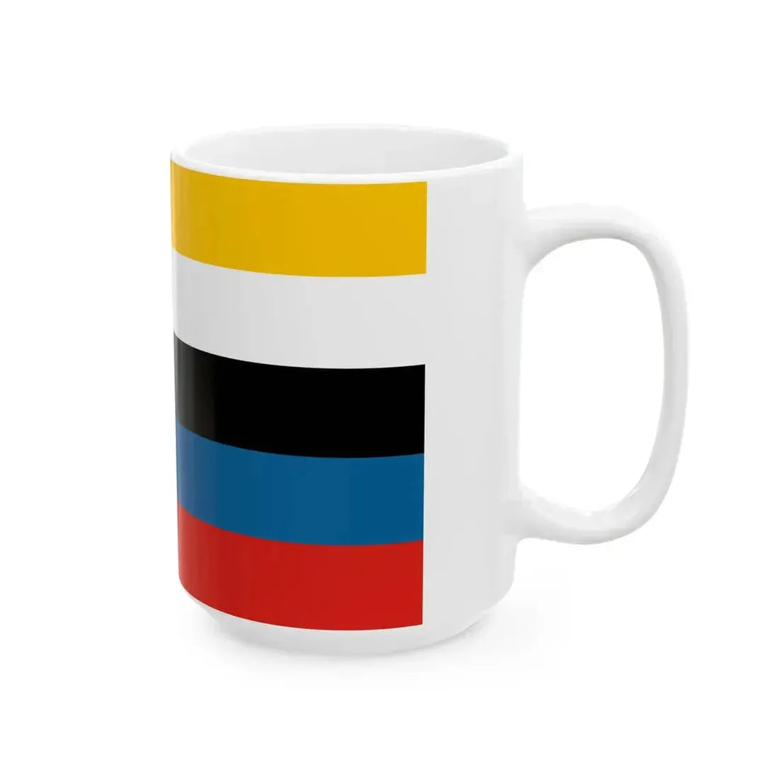 Flag of the Admiral of the Beiyang Fleet (China) White Coffee Mug - Go Mug Yourself