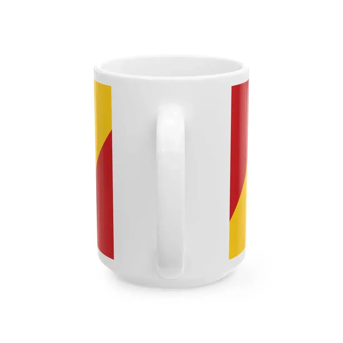 Flag of the Aerodrom Municipality North Macedonia (North Macedonia) White Coffee Mug - Go Mug Yourself