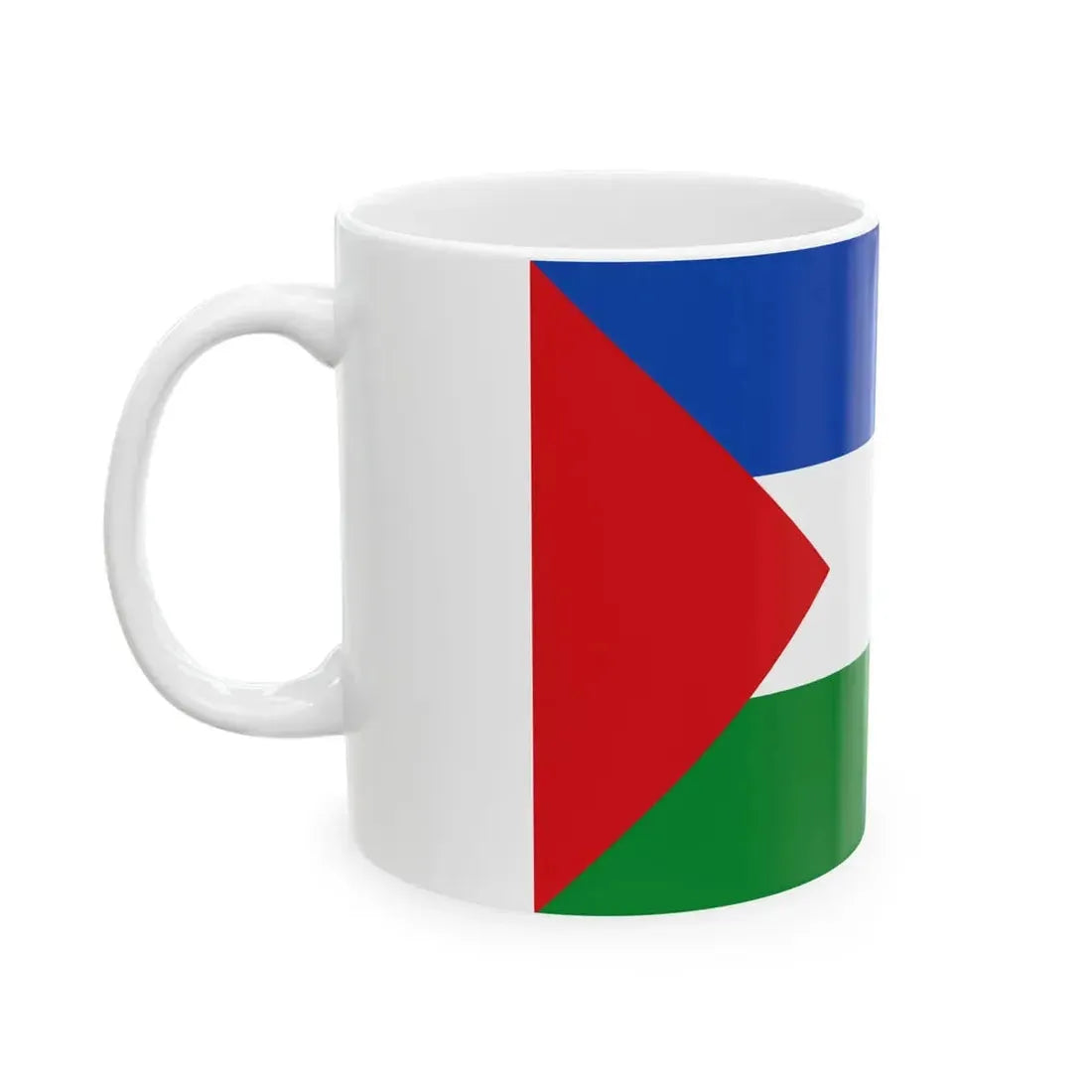 Flag of the Afar Region (Ethiopia) White Coffee Mug - Go Mug Yourself