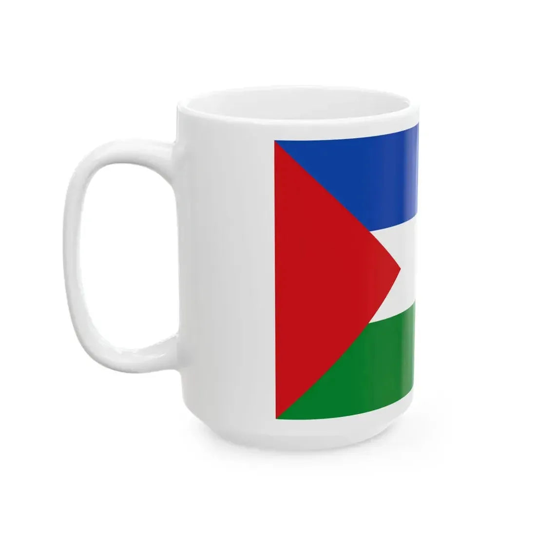 Flag of the Afar Region (Ethiopia) White Coffee Mug - Go Mug Yourself