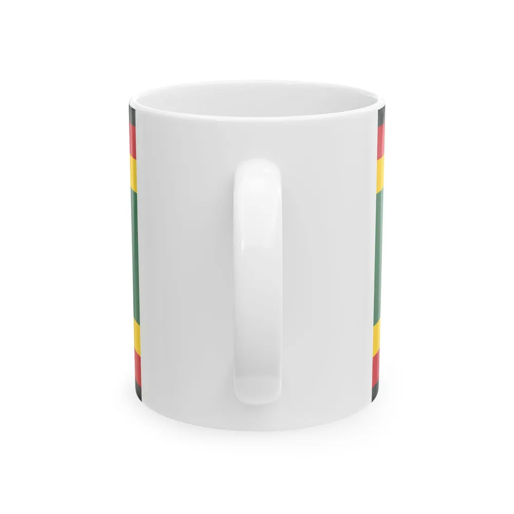 Flag of the Afro-Chilean tribal people (Chile) White Coffee Mug - Go Mug Yourself