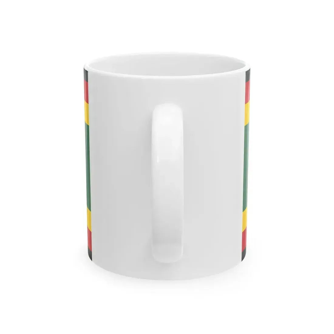 Flag of the Afro-Chilean tribal people (Chile) White Coffee Mug - Go Mug Yourself