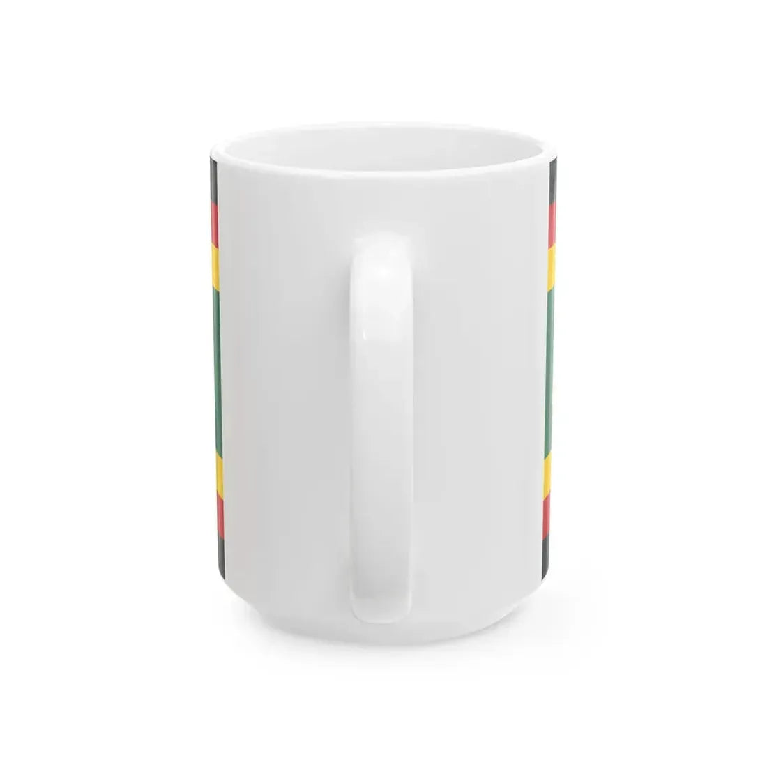 Flag of the Afro-Chilean tribal people (Chile) White Coffee Mug - Go Mug Yourself
