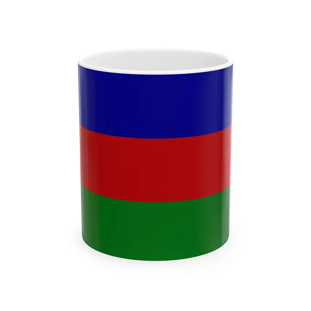 Flag of the Agew Liberation Front (Ethiopia) White Coffee Mug 11oz - Go Mug Yourself