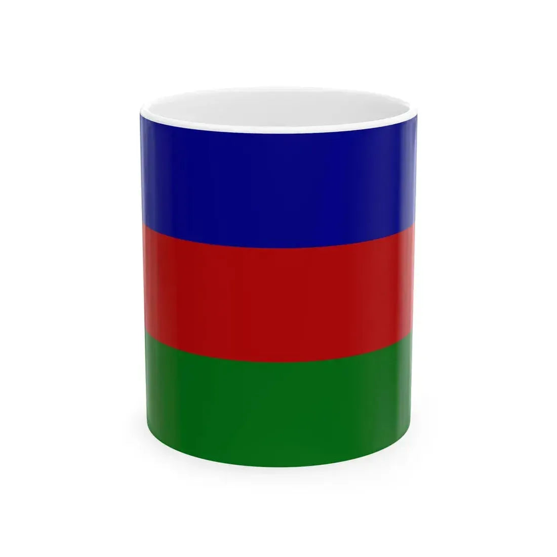 Flag of the Agew Liberation Front (Ethiopia) White Coffee Mug 11oz - Go Mug Yourself