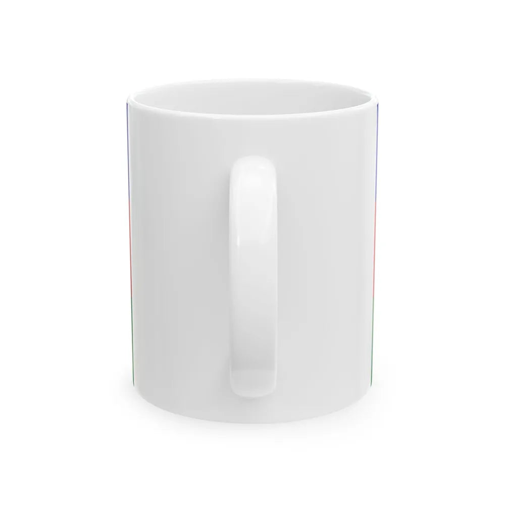 Flag of the Agew Liberation Front (Ethiopia) White Coffee Mug - Go Mug Yourself
