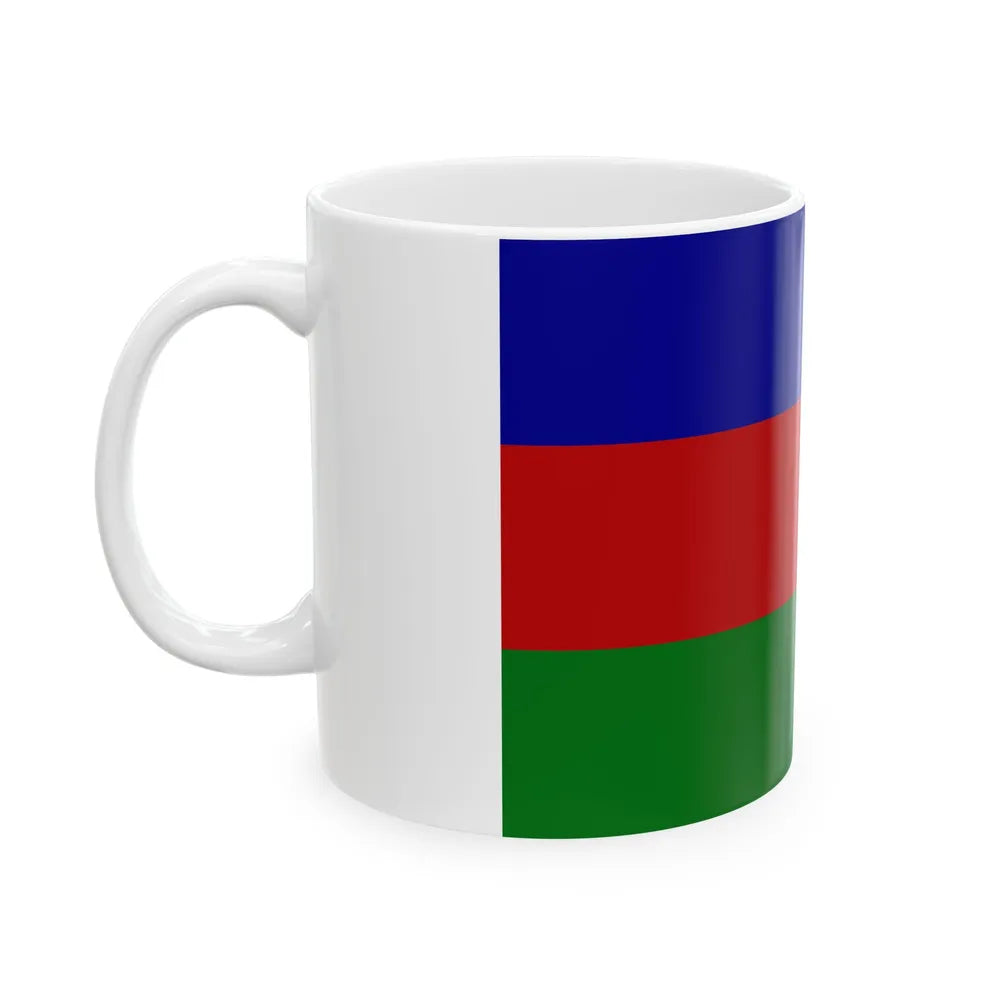 Flag of the Agew Liberation Front (Ethiopia) White Coffee Mug - Go Mug Yourself