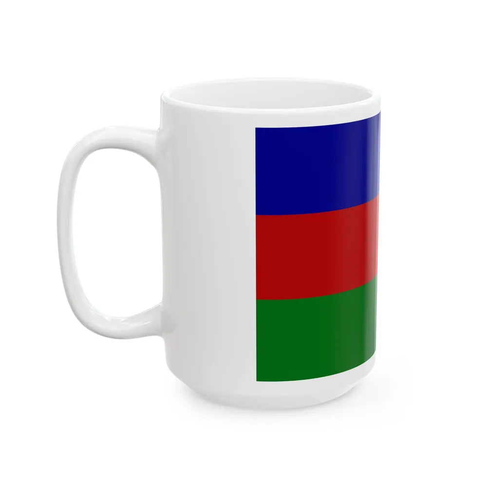 Flag of the Agew Liberation Front (Ethiopia) White Coffee Mug - Go Mug Yourself