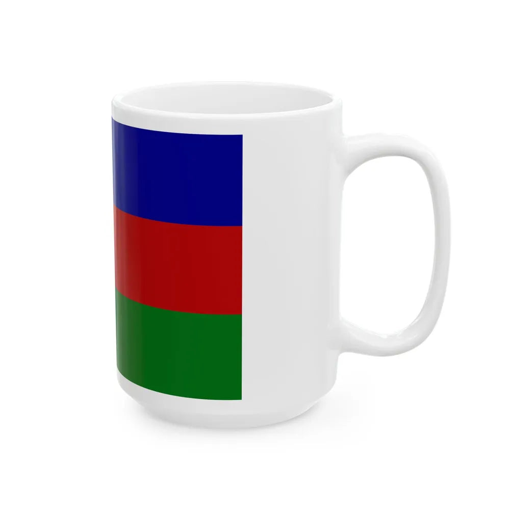 Flag of the Agew Liberation Front (Ethiopia) White Coffee Mug - Go Mug Yourself
