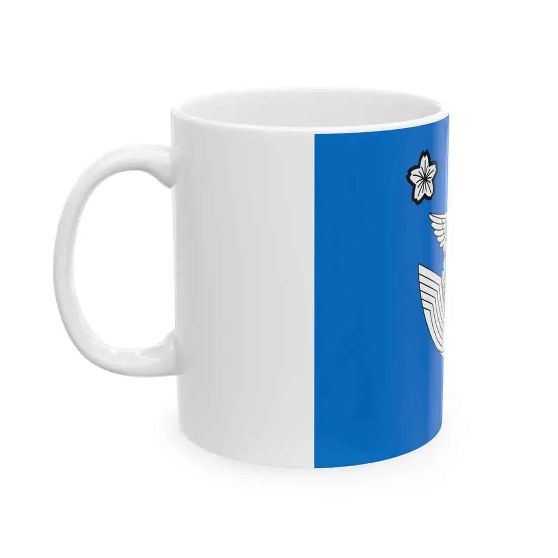Flag of the Air Defense Command of the Air Self Defense Force Japan (Japan) White Coffee Mug - Go Mug Yourself
