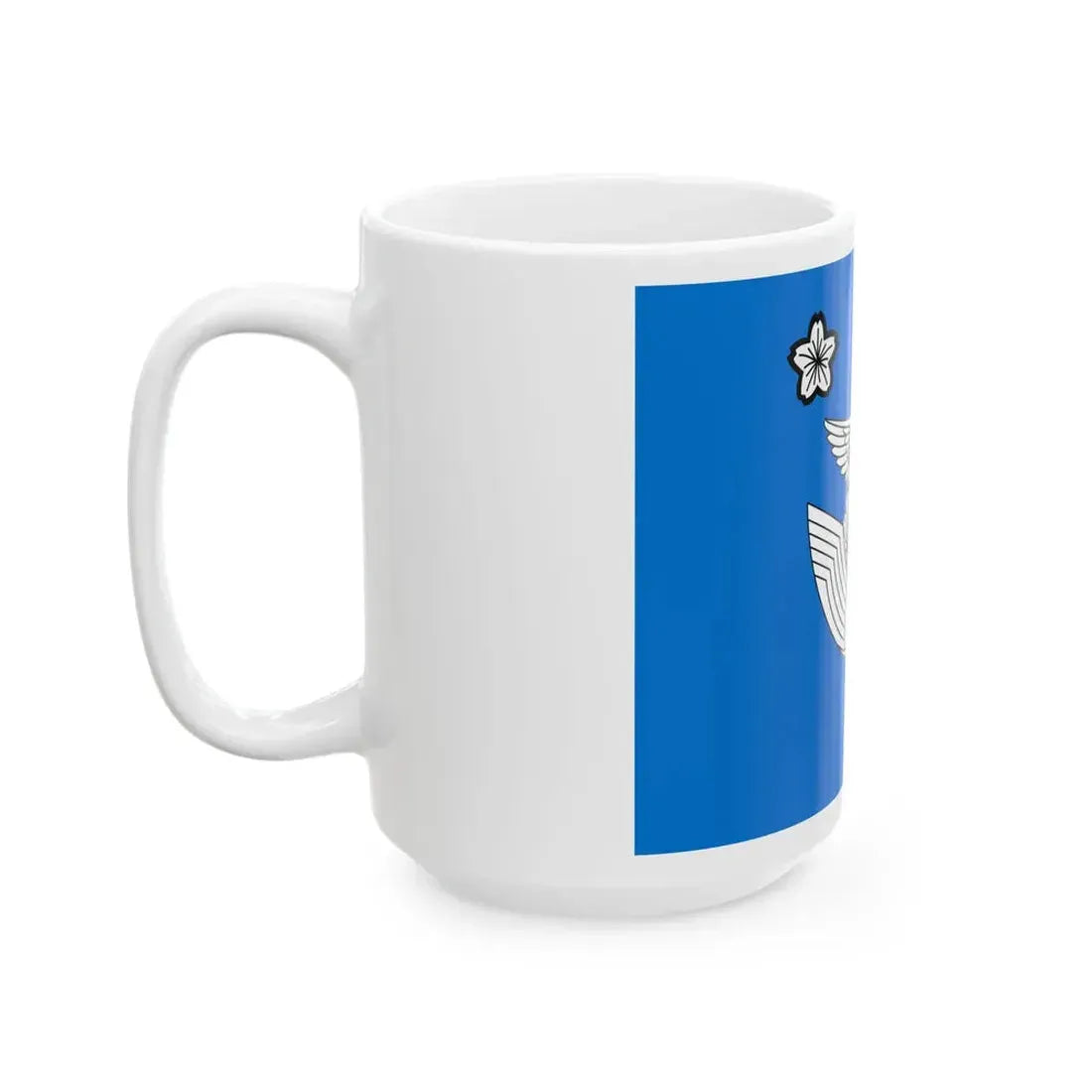 Flag of the Air Defense Command of the Air Self Defense Force Japan (Japan) White Coffee Mug - Go Mug Yourself