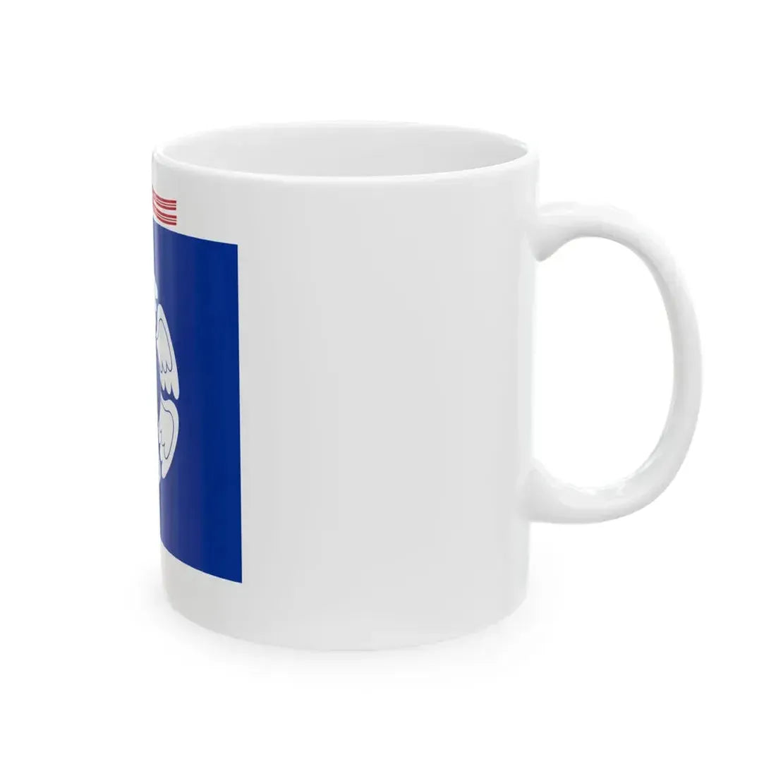 Flag of the Air Force Academy Finland (Finland) White Coffee Mug - Go Mug Yourself