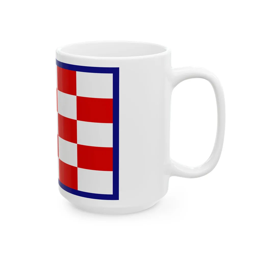 Flag of the Air Force of the Independent State of Croatia (Croatia) White Coffee Mug - Go Mug Yourself