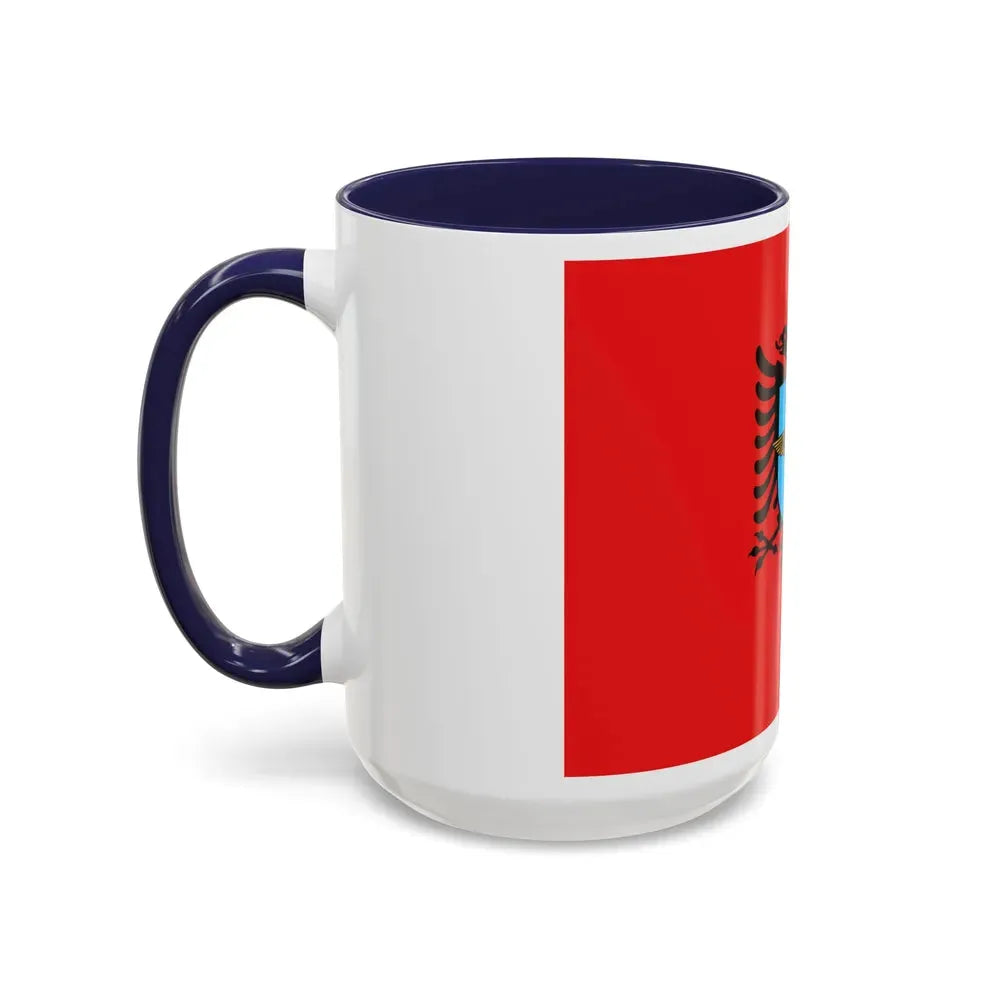 Flag of the Albanian Air Forces - Accent Coffee Mug - Go Mug Yourself