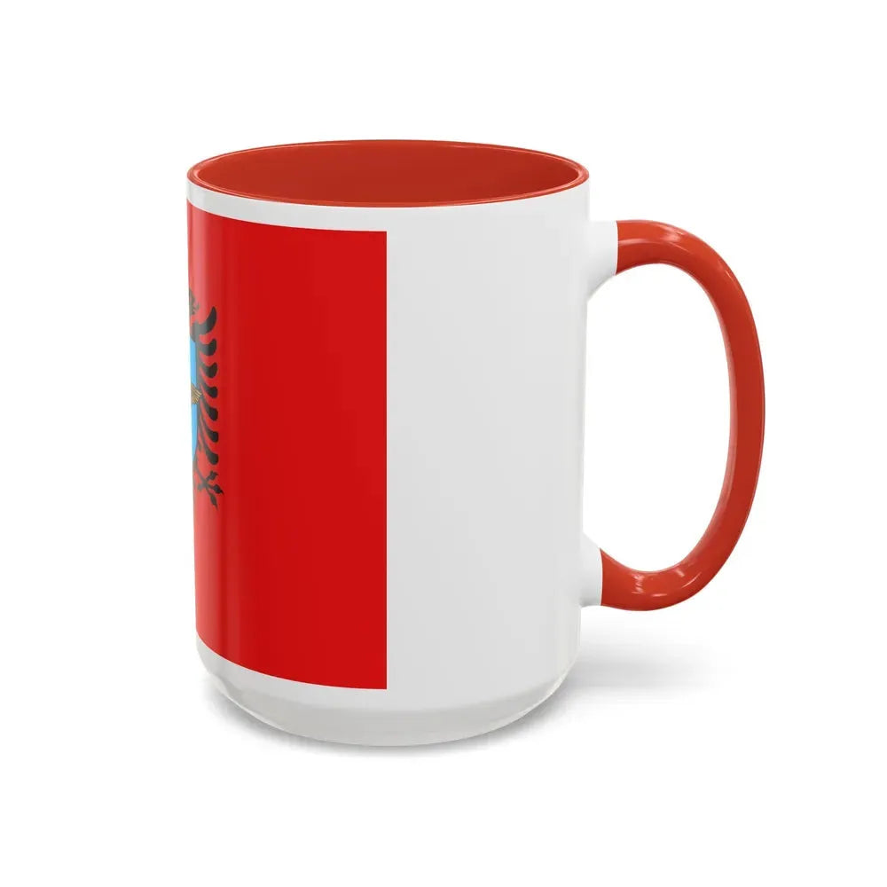 Flag of the Albanian Air Forces - Accent Coffee Mug - Go Mug Yourself