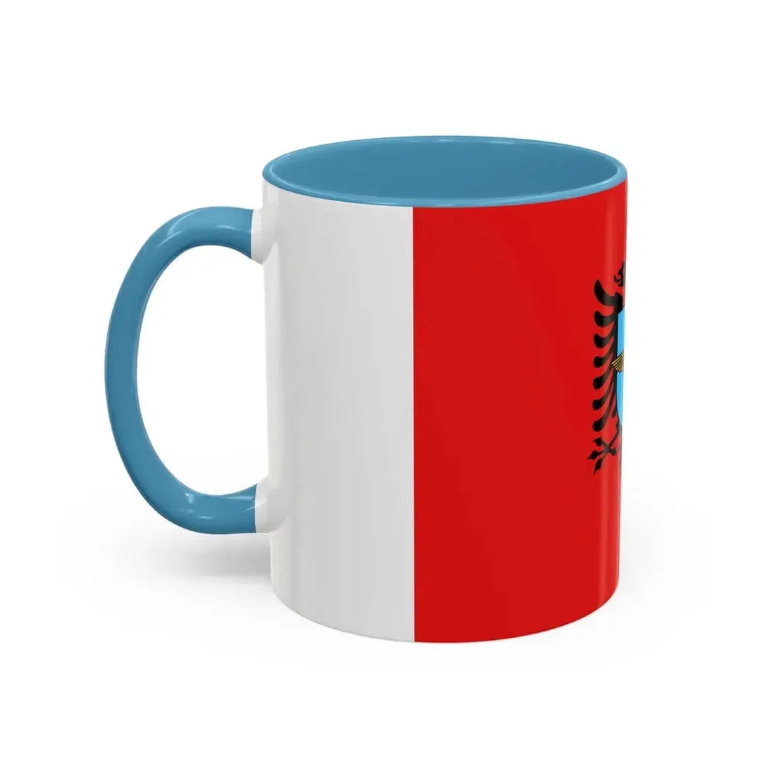 Flag of the Albanian Air Forces - Accent Coffee Mug - Go Mug Yourself