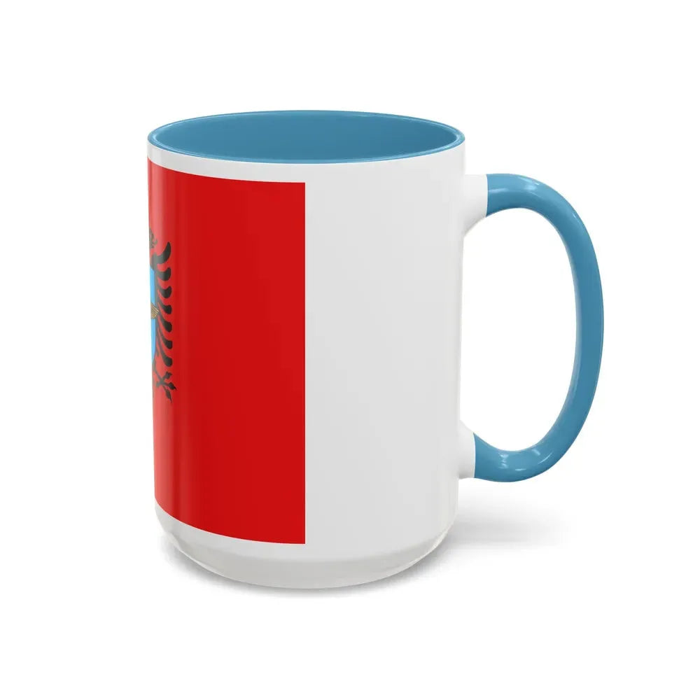 Flag of the Albanian Air Forces - Accent Coffee Mug - Go Mug Yourself