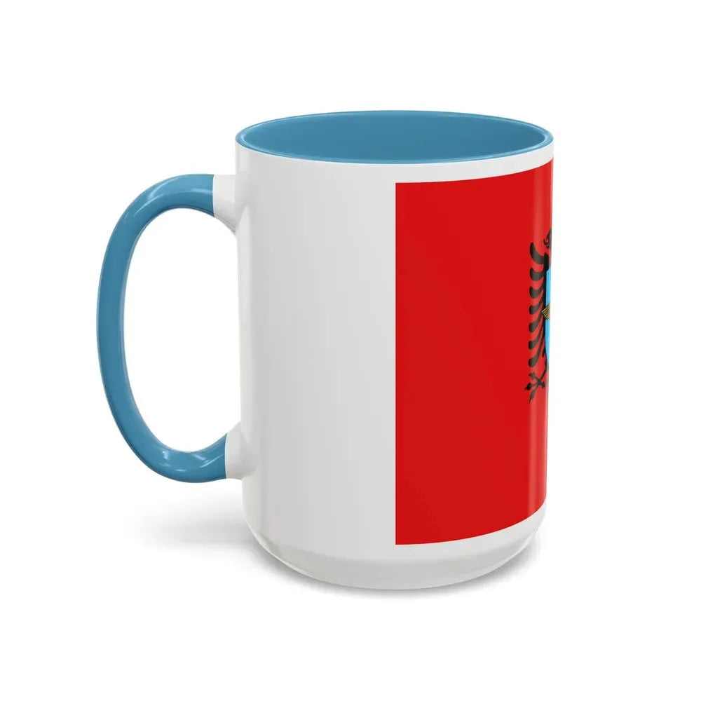 Flag of the Albanian Air Forces - Accent Coffee Mug - Go Mug Yourself