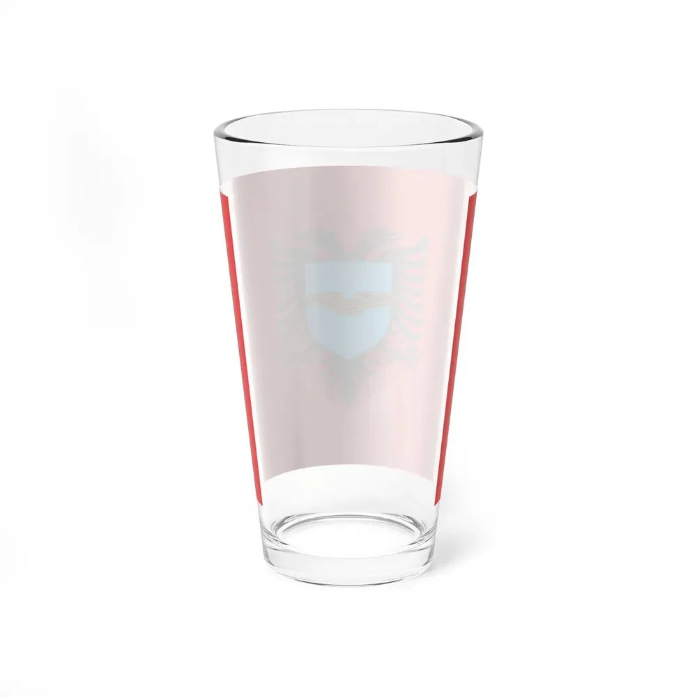 Flag of the Albanian Air Forces - Pint Glass 16oz - Go Mug Yourself