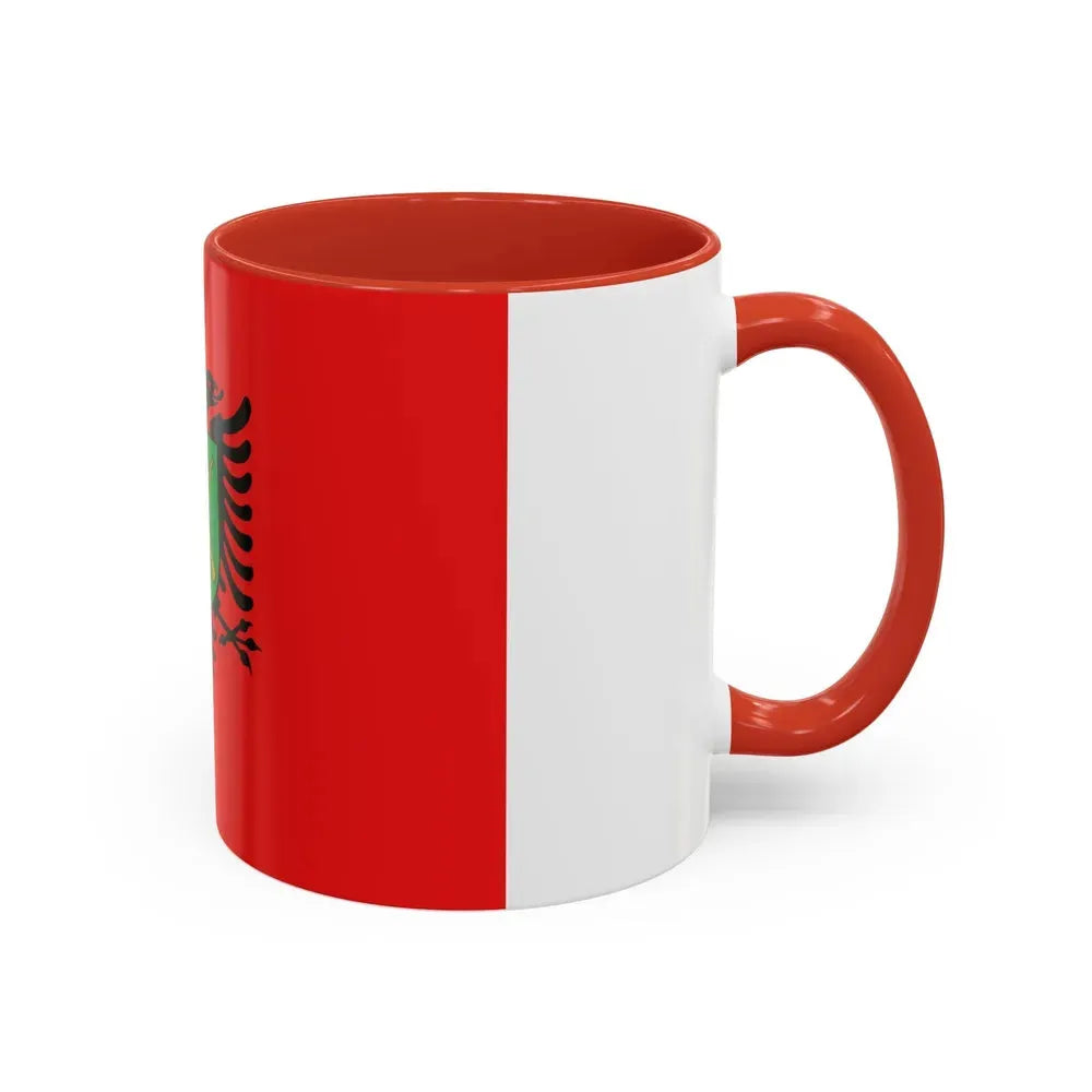 Flag of the Albanian Land Forces - Accent Coffee Mug - Go Mug Yourself