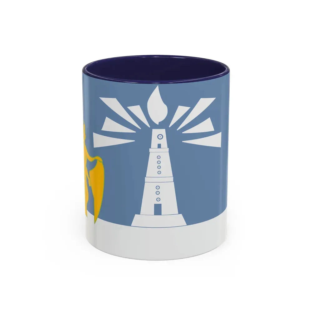 Flag of the Alexandria Governorate Egypt - Accent Coffee Mug 11oz Navy - Go Mug Yourself