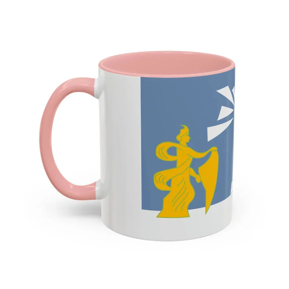Flag of the Alexandria Governorate Egypt - Accent Coffee Mug - Go Mug Yourself