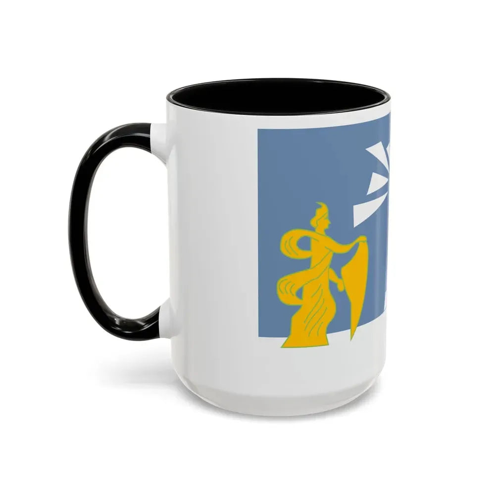 Flag of the Alexandria Governorate Egypt - Accent Coffee Mug - Go Mug Yourself
