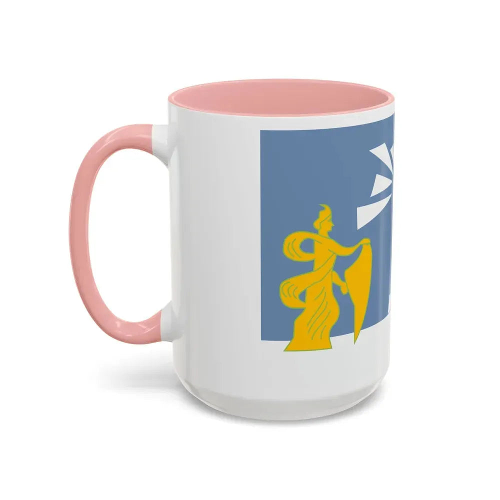 Flag of the Alexandria Governorate Egypt - Accent Coffee Mug - Go Mug Yourself