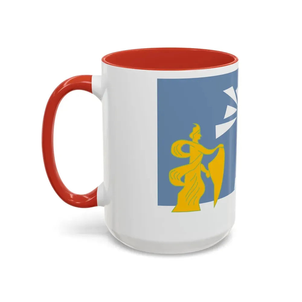 Flag of the Alexandria Governorate Egypt - Accent Coffee Mug - Go Mug Yourself