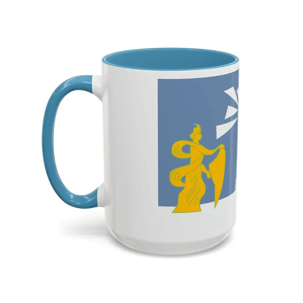Flag of the Alexandria Governorate Egypt - Accent Coffee Mug - Go Mug Yourself