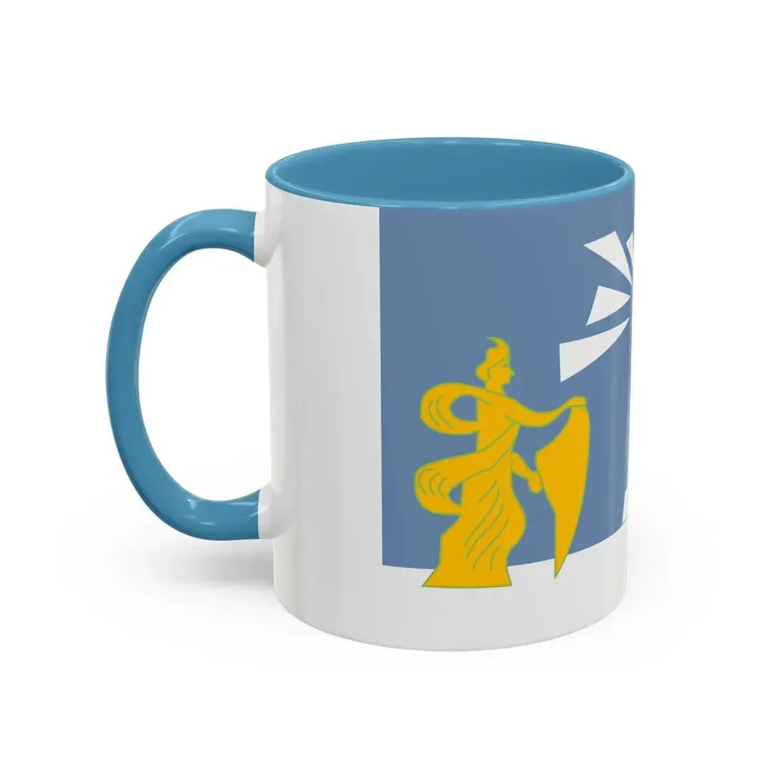Flag of the Alexandria Governorate Egypt - Accent Coffee Mug - Go Mug Yourself