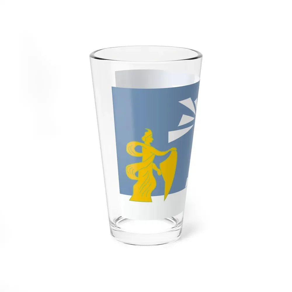 Flag of the Alexandria Governorate Egypt - Pint Glass 16oz - Go Mug Yourself