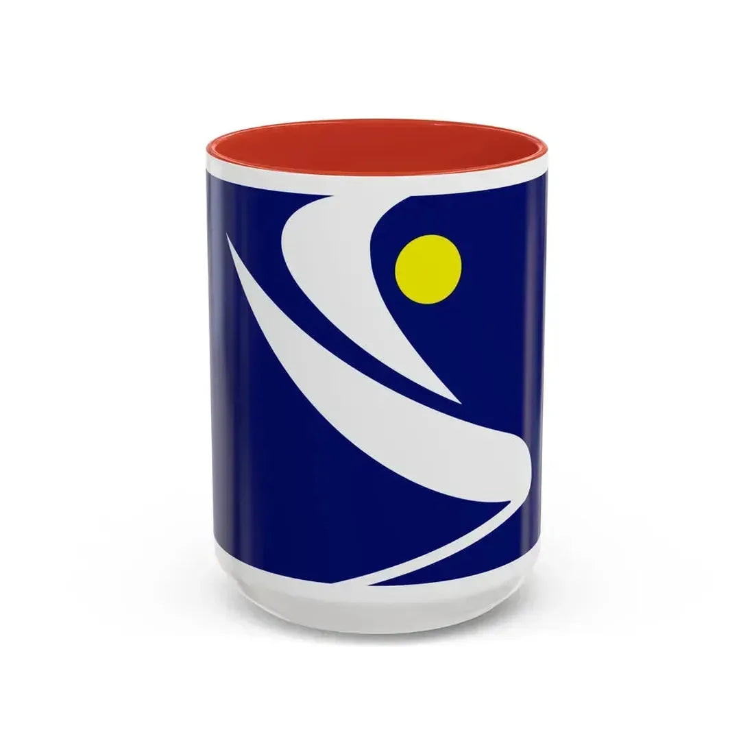 Flag of the Algerian Rally for Culture and Democracy - Accent Coffee Mug 15oz Red - Go Mug Yourself