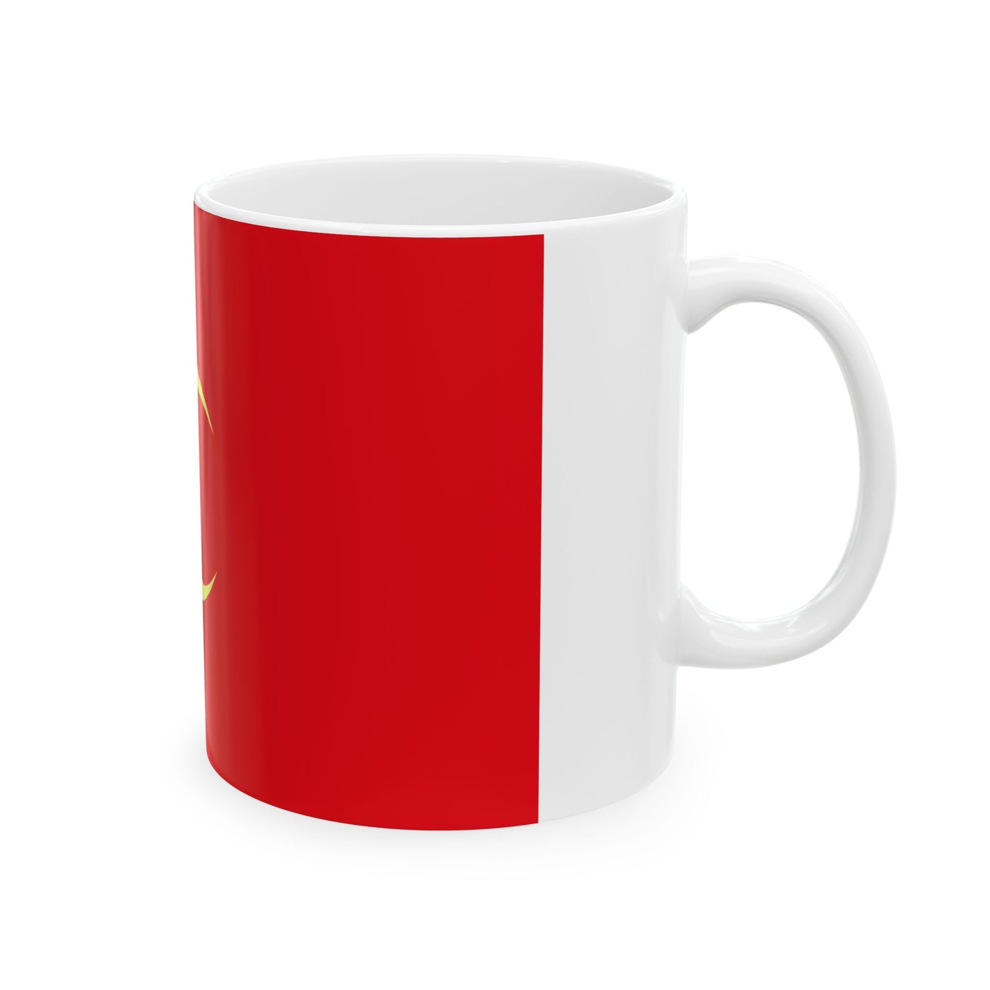 Flag of the Algiers Regency 1541 (Algeria) White Coffee Mug-Go Mug Yourself