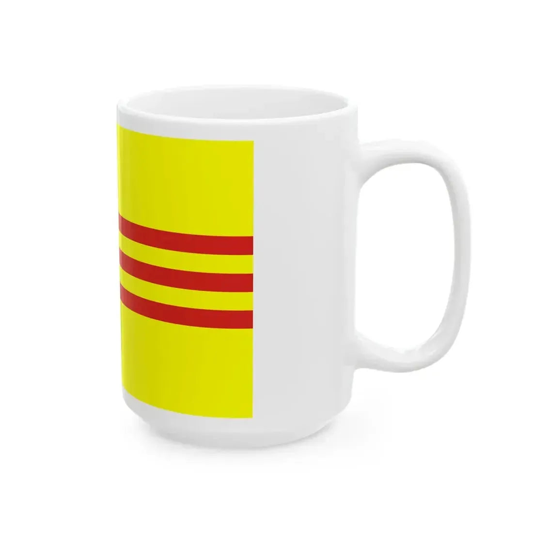 Flag of the Alliance for Democracy in Vietnam (United States) White Coffee Mug - Go Mug Yourself