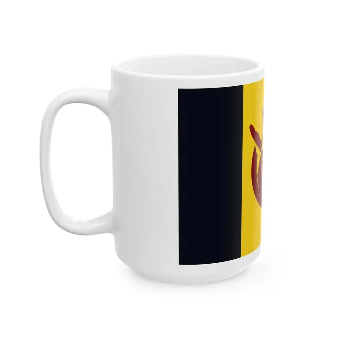 Flag of the American Indian Movement V2 (United States) White Coffee Mug - Go Mug Yourself