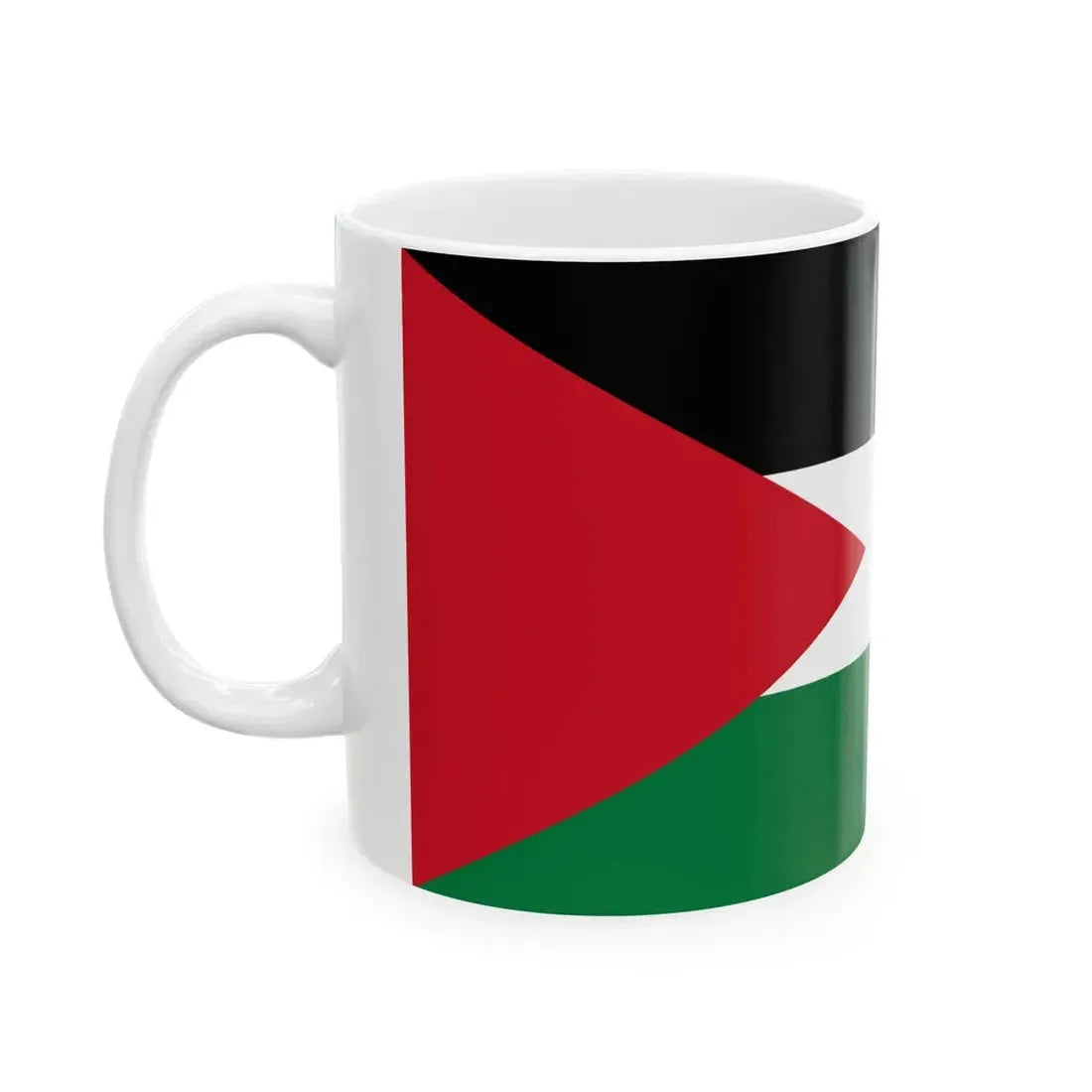 Flag of the Arab Federation (Iraq) White Coffee Mug - Go Mug Yourself