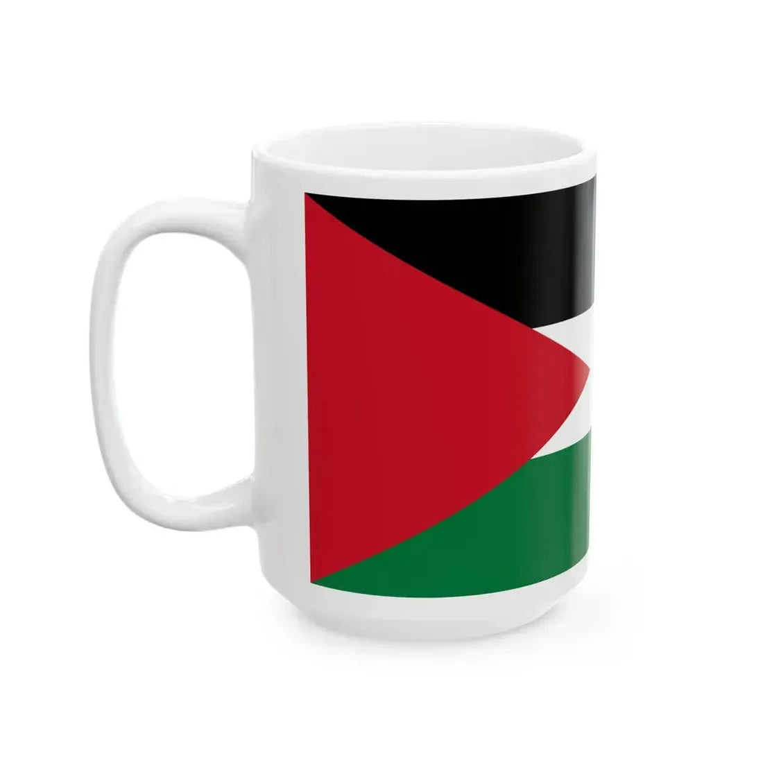 Flag of the Arab Federation (Iraq) White Coffee Mug - Go Mug Yourself