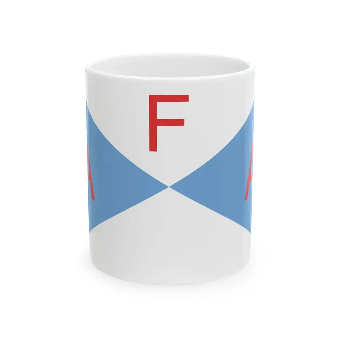 Flag of the Argentine Agrarian Federation AFA (Argentina) White Coffee Mug 11oz - Go Mug Yourself